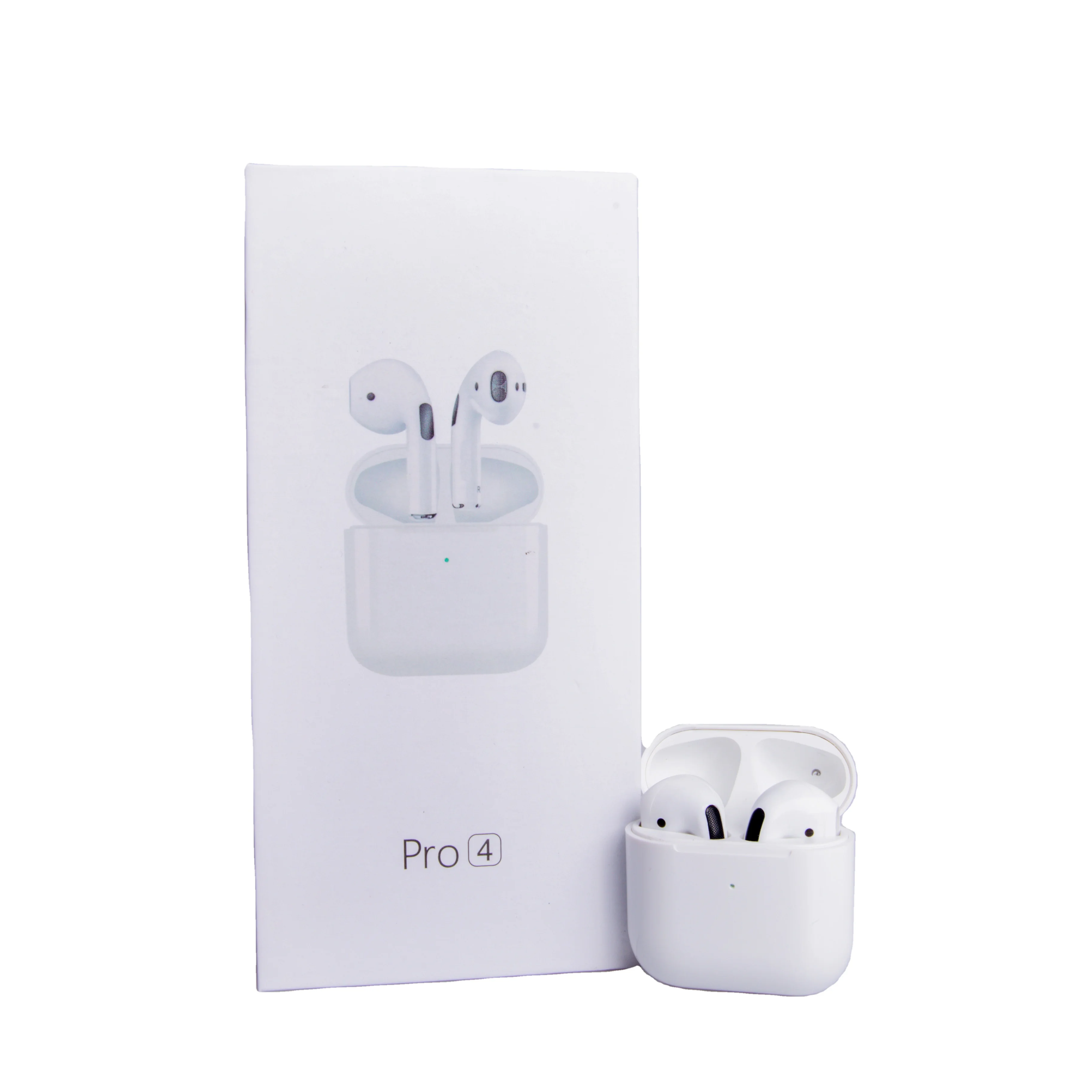 

Wholesale handfree portable TWS 5.0 wireless earphone Air Pro 4 Stereo Wireless Mini Headphones Smart Phone Charging for IOS