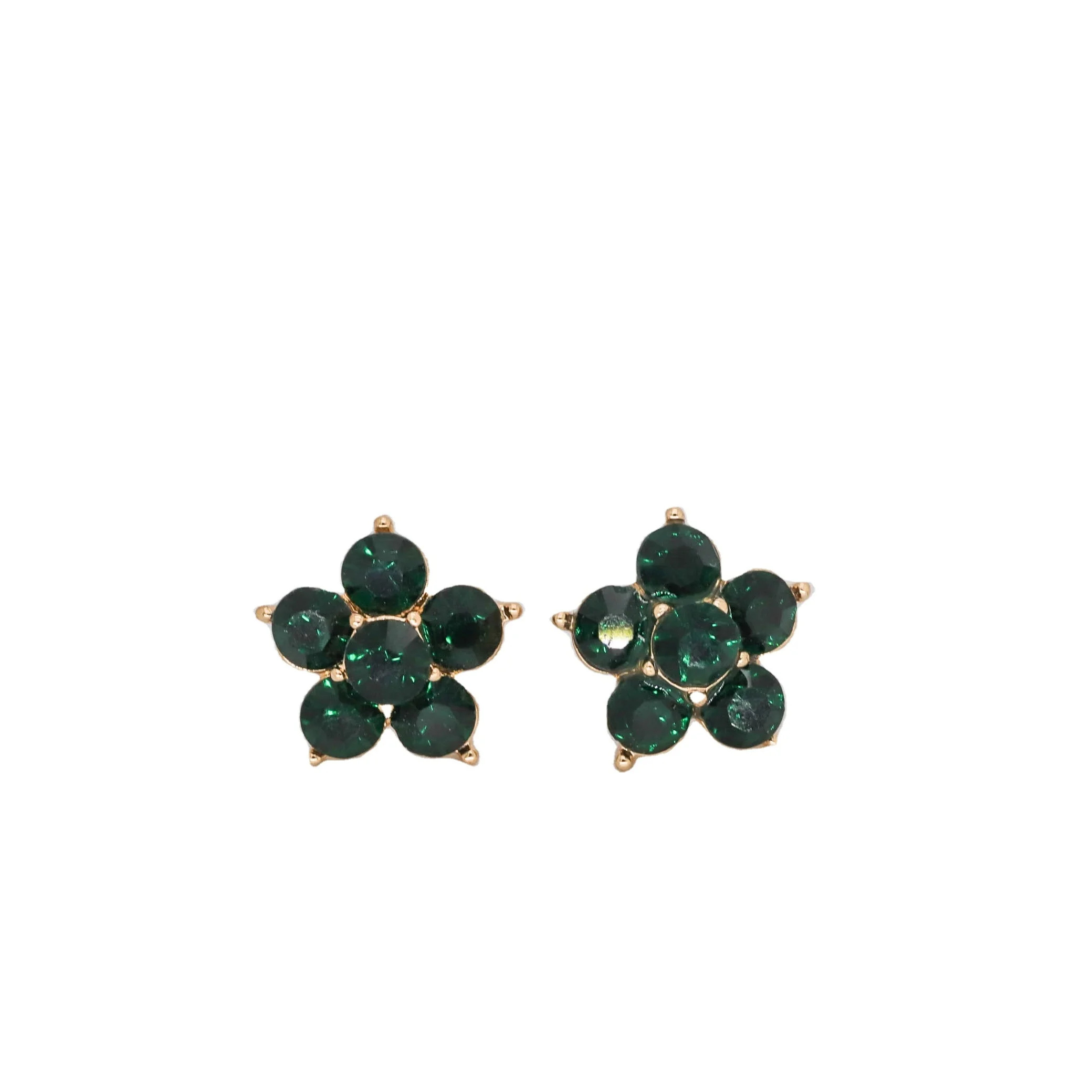 

Women's jewelry new fashion trend FLOWER EARRINGS Metal Fashion gilded gift party, Gold color