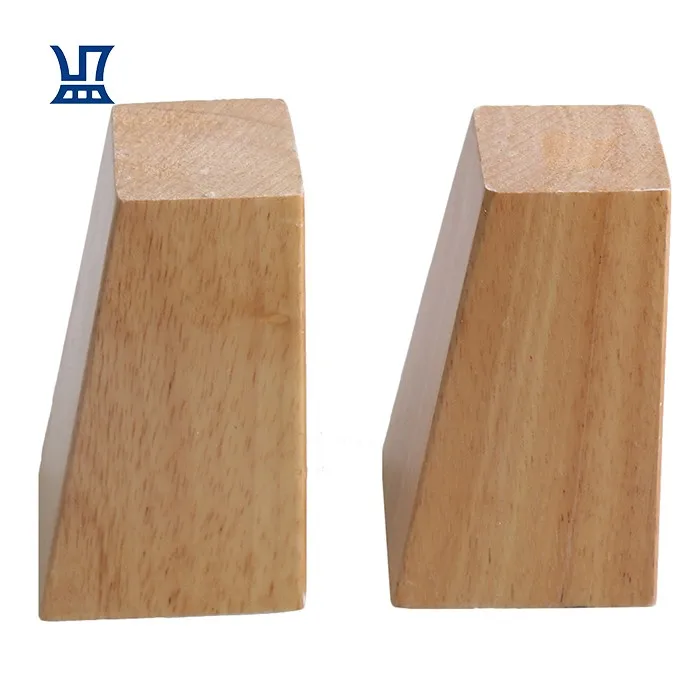 

BQLZR High Quality Modern Square Tapered Natural Solid Wood Furniture Legs Wooden, Natural color