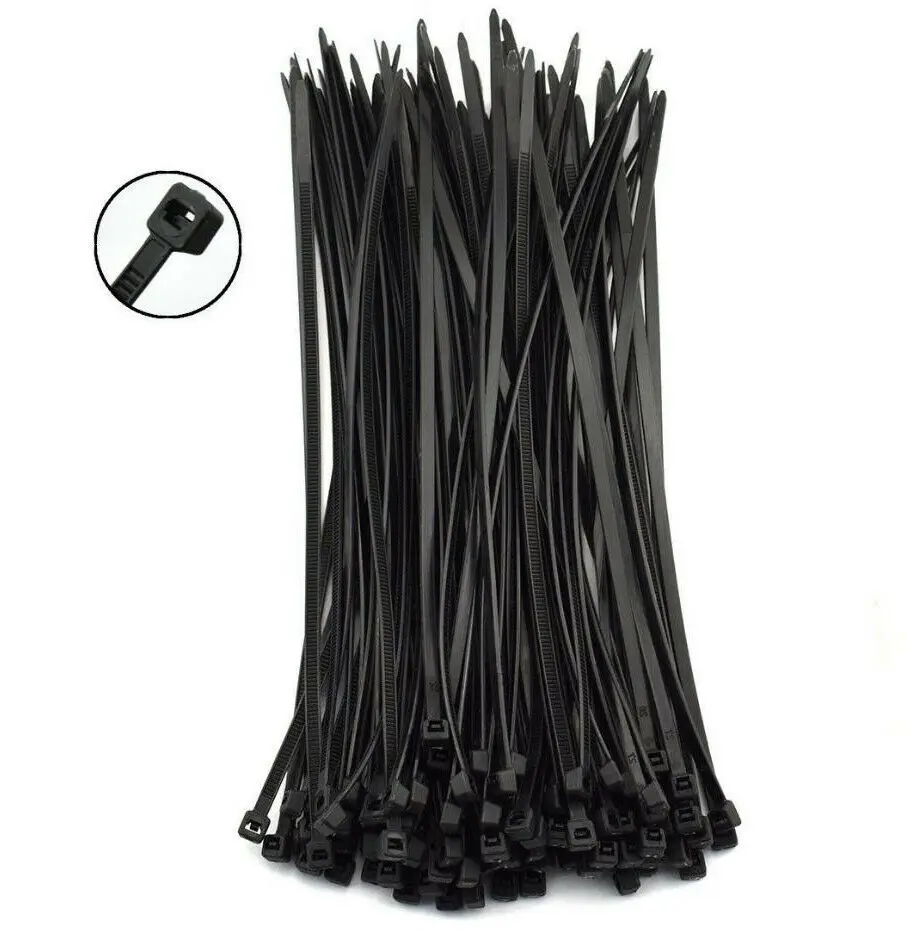 

plastic nylon cable tie black cable ties 4*200 zip ties