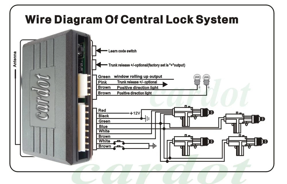 Central door lock