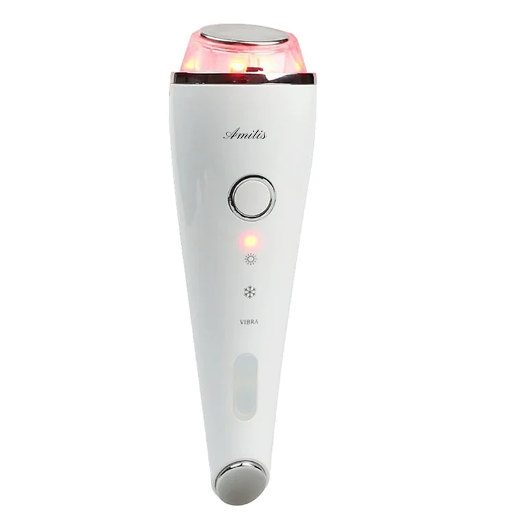 

2021 Wholesale cold and warm photon vibration facial massage Face Beauty Equipment, White