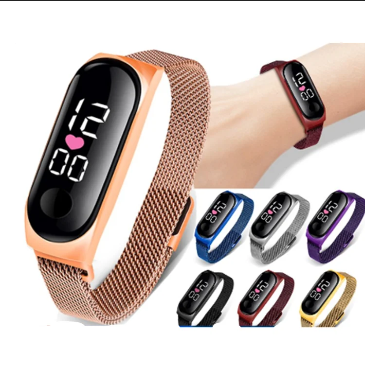 

Kegllect LED Waterproof Touch Digital Watch Creative Megnet Watches Sport Watches, 5 colors