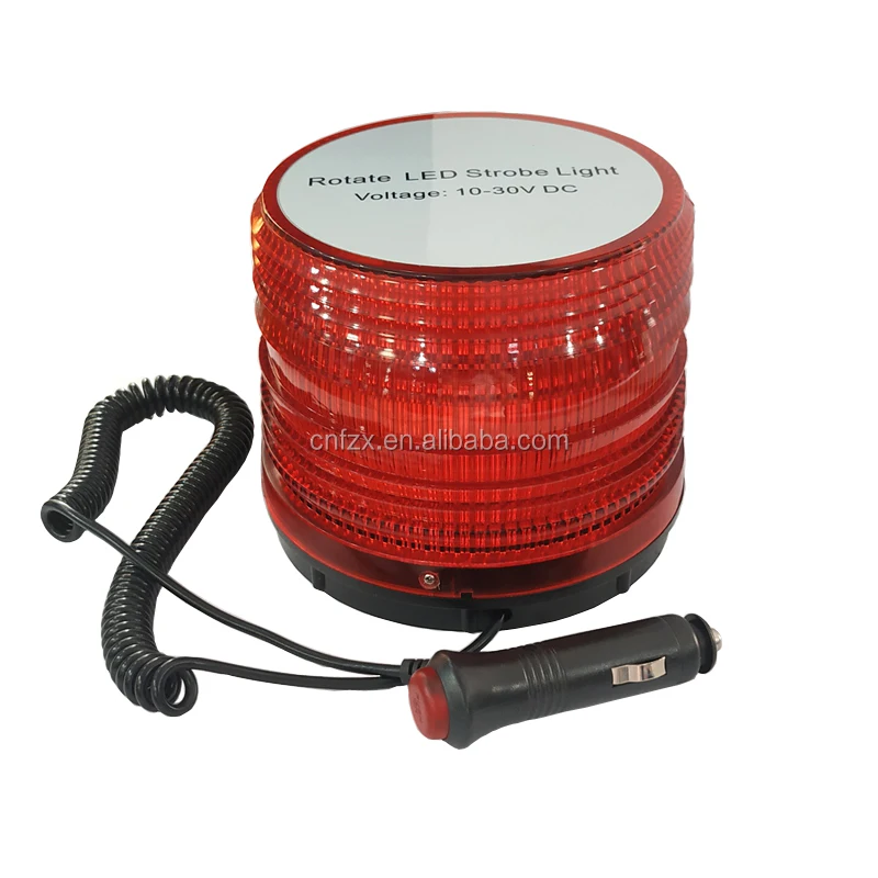 12V Led Flashing  Beacon Light 24V Vehicle Magnet Strobe Warning Lamp