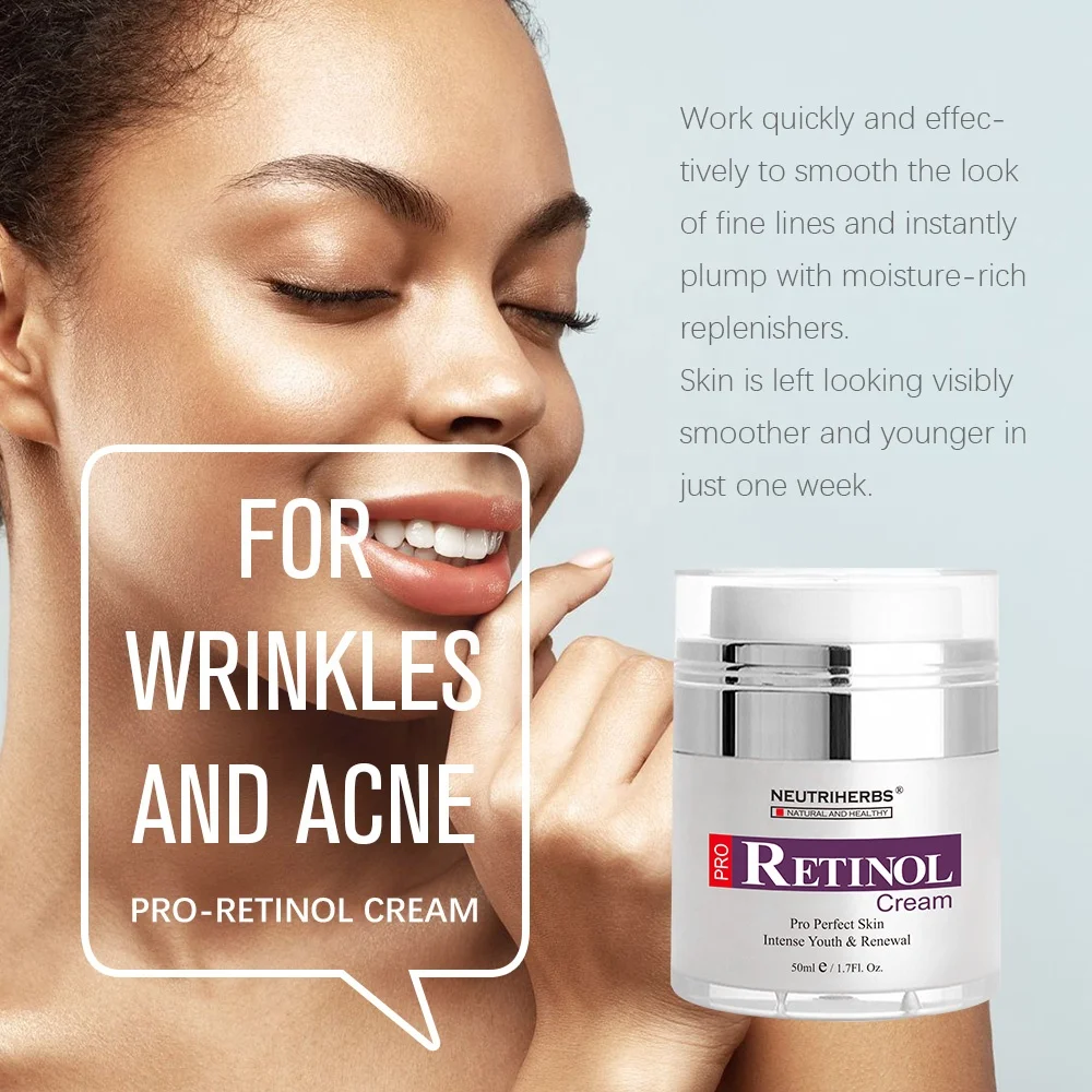 Natural Skincare Cosmetics Vitamin A Anti Aging Moisturizer Private