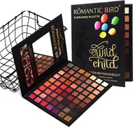 

ROMANTIC BIRD makeup cosmetics 63 color pressed bright color eyeshadow palette