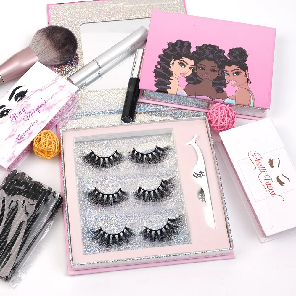

Wholesale Mink Eyelash Vendor Luxurious Handmade 100% Real 3D Mink Eyelashes