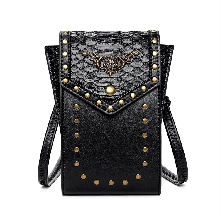 

Fashion New Mobile phone bag female bag Korean version one shoulder wild messenger bag, Black