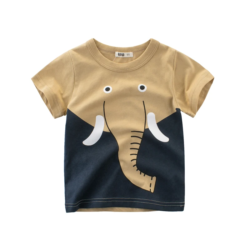 

Prints baby tops kids summer t shirt casual fashion childs boy t-shirts