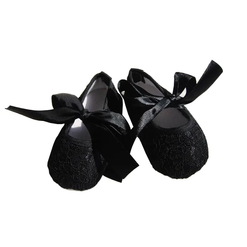 
Hot sale cheap soft baby shoes lovely lace shoes for infant girls 