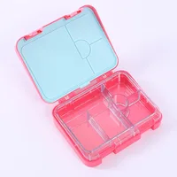 

Hot Eco friendly Custom Leakproof Food Tritan BPA free Lunchbox Children School Bento Kids Lunch Box