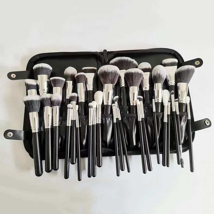 

40 pcs Makeup Brushes Set Kits Professional Private Label Factory Luxury Vegan High Quality Custom Logo Cosmetic Makeup Brushes