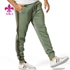 Men's daily wear jogger regular fit with drawstring contrast side sports pants joggers for men