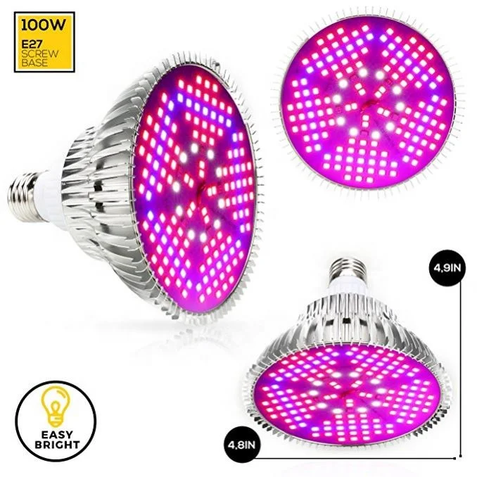 CE ROHS Approved 50W E27/E26 Led Grow Bulb For Vegetables /Fruits /Flowers