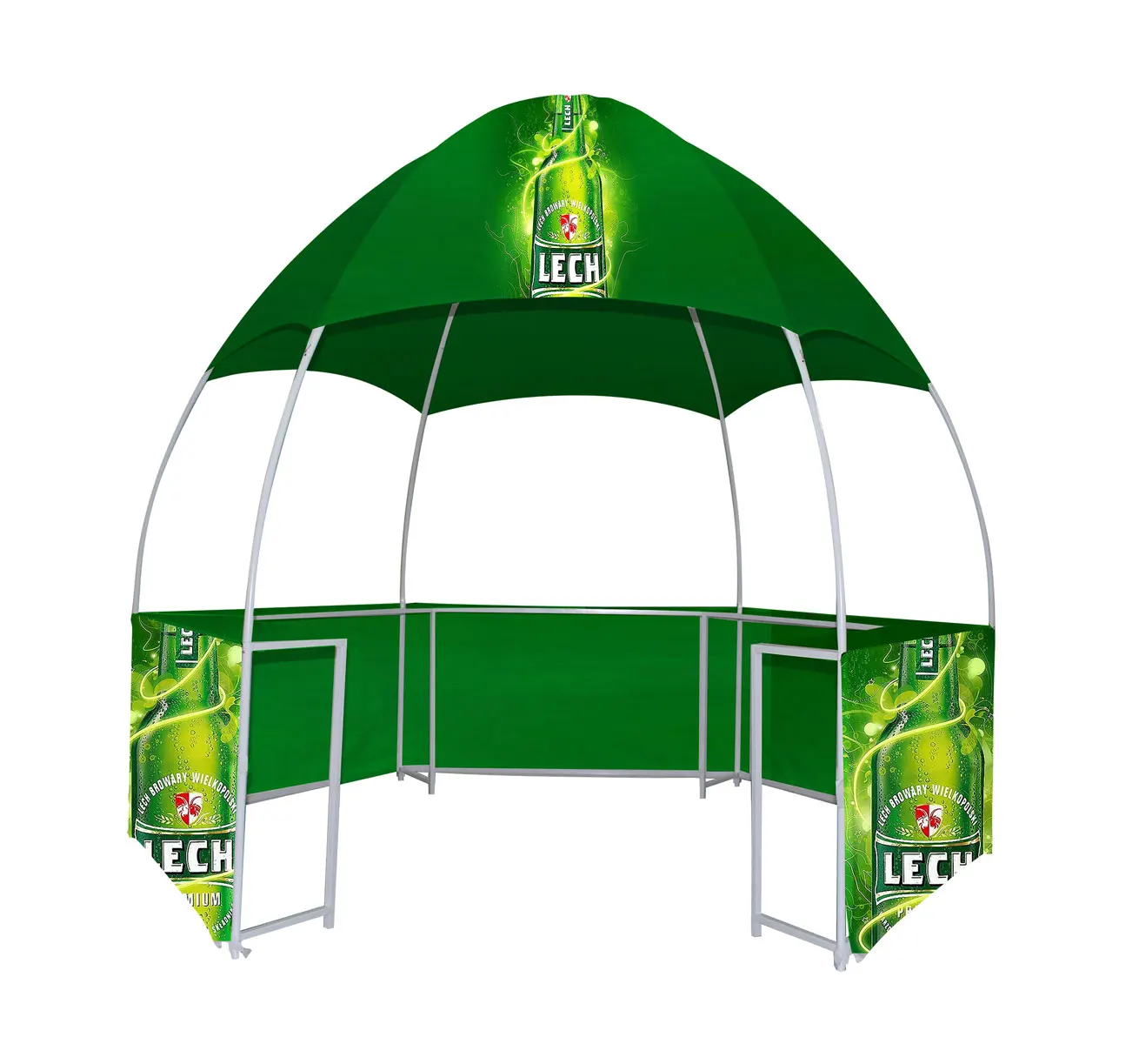 

New design 3m Folding Custom Round Shaped Dome Tent Kiosk Gazebo For Cotton Candy Energy Drinks Selling, Customized color