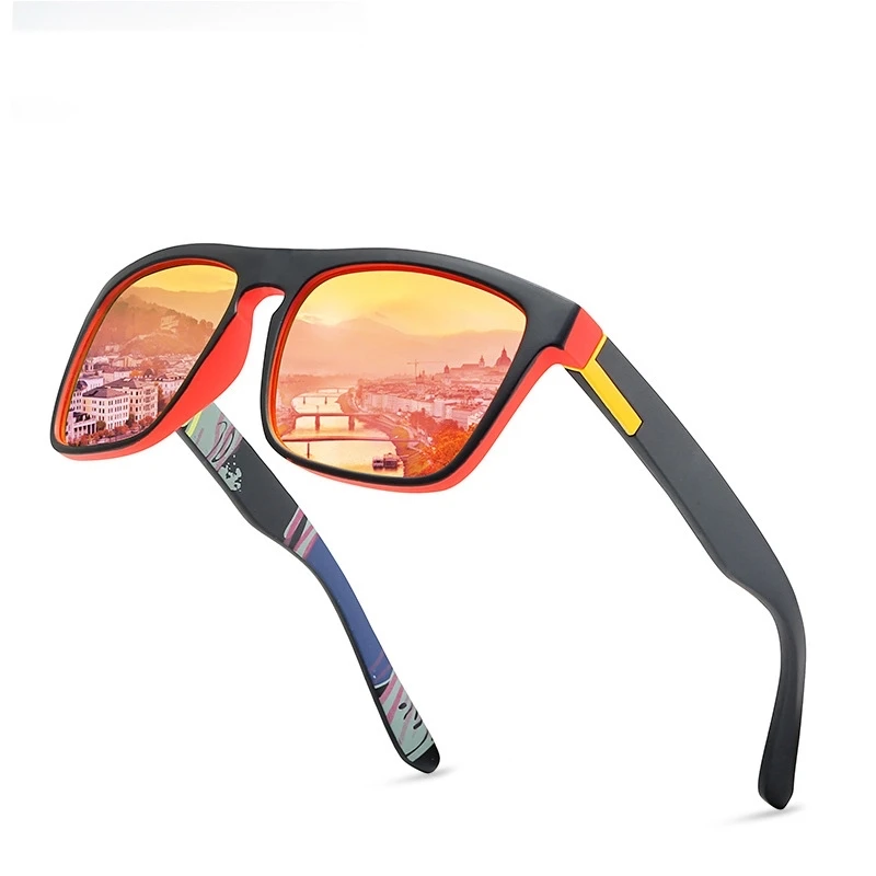 

Elastic paint European and American fashion sunglasses riding sports sunglasses anti ultraviolet driving glasses for men and wom, As shown