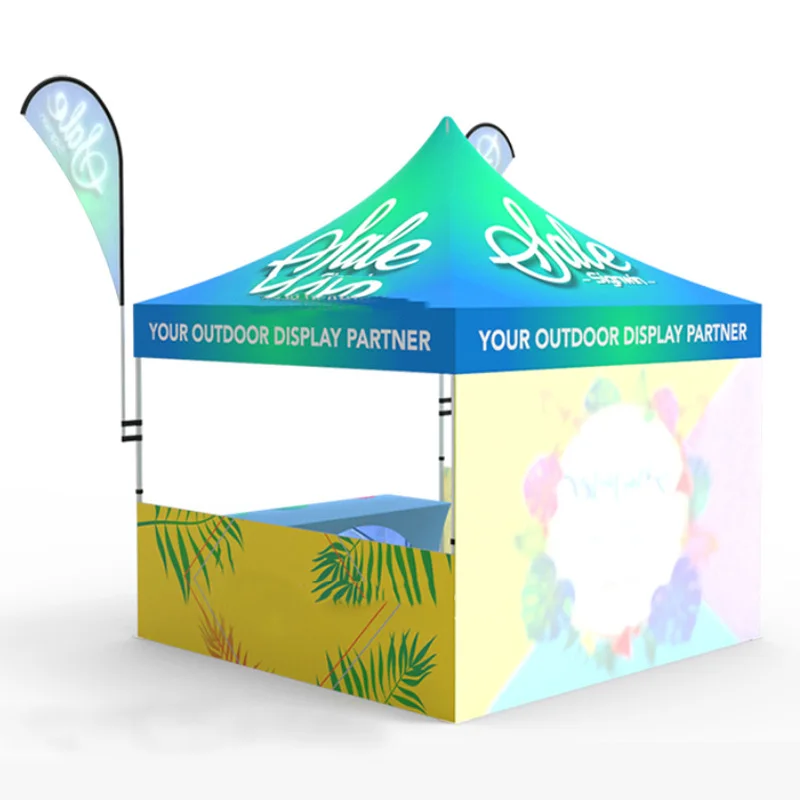 

canvas wall gazebo trade show canopy tent manufacturer, Customized color