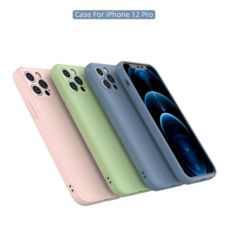 

For iphone 11 12 case High-end best-selling solid color soft TPU shockproof and waterproof phone case for iphone 11 12, Multiple