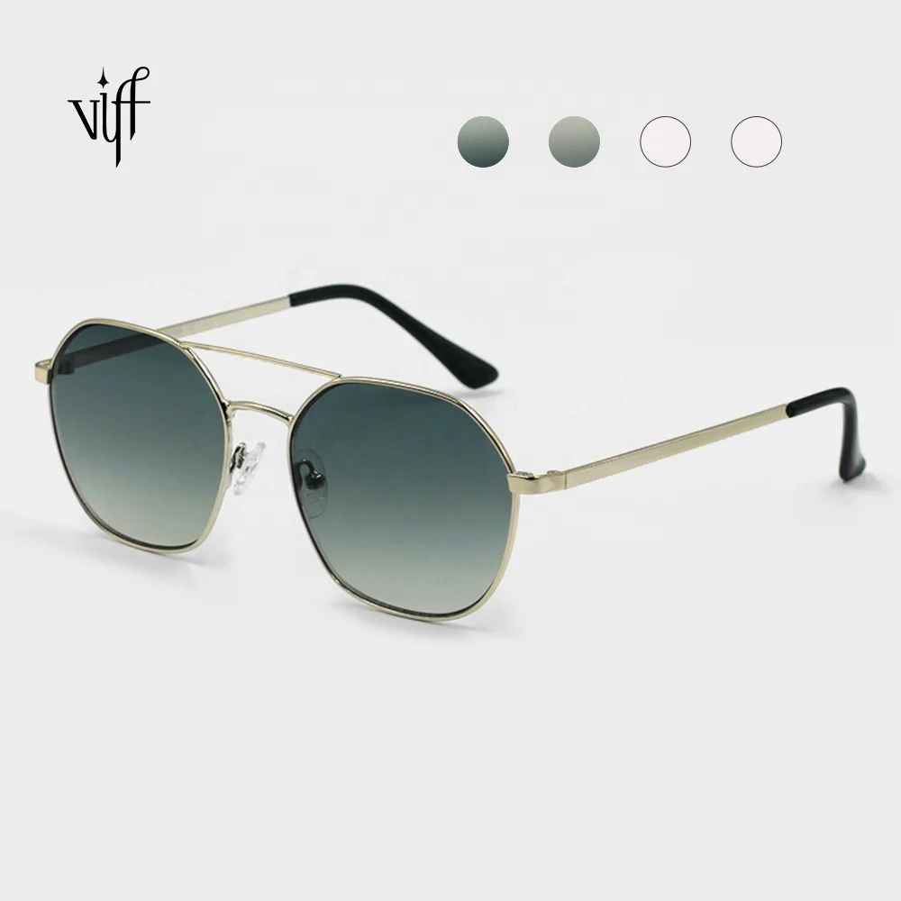 

VIFF HM18254 Metal Frame Fashion Sunglasses Custom Metal Frame Gradient Lens Fashion Men Sun Glasses Sunglasses Mens
