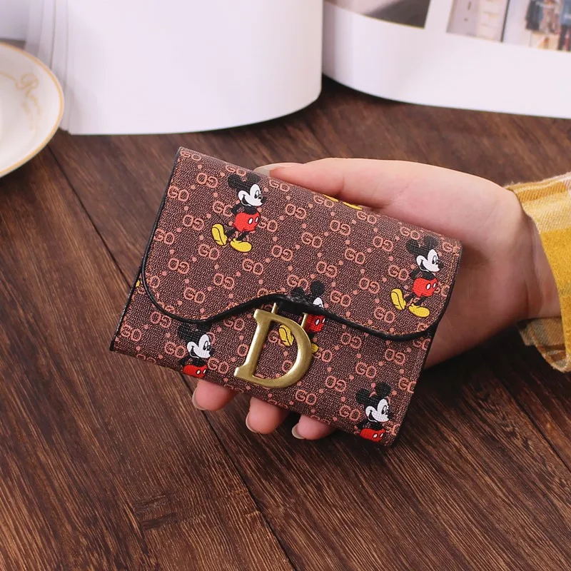 

New Mickey cartoon women's Girl Candy Pu Long Wallet mobile phone bag women's gift