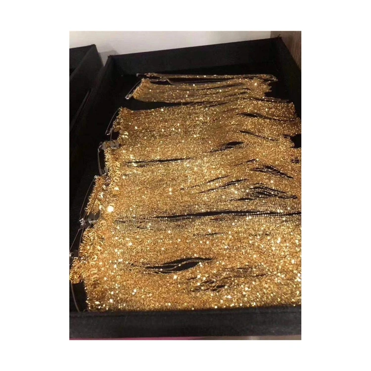 

Personalized Low Price Wholesale 0.3g 18k O-shaped Gold Necklace For Women