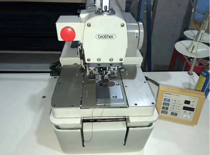 
Used brother buttonhole machine rh-981a-00 / 01 / 02 computer round head industrial electric sewing machine 