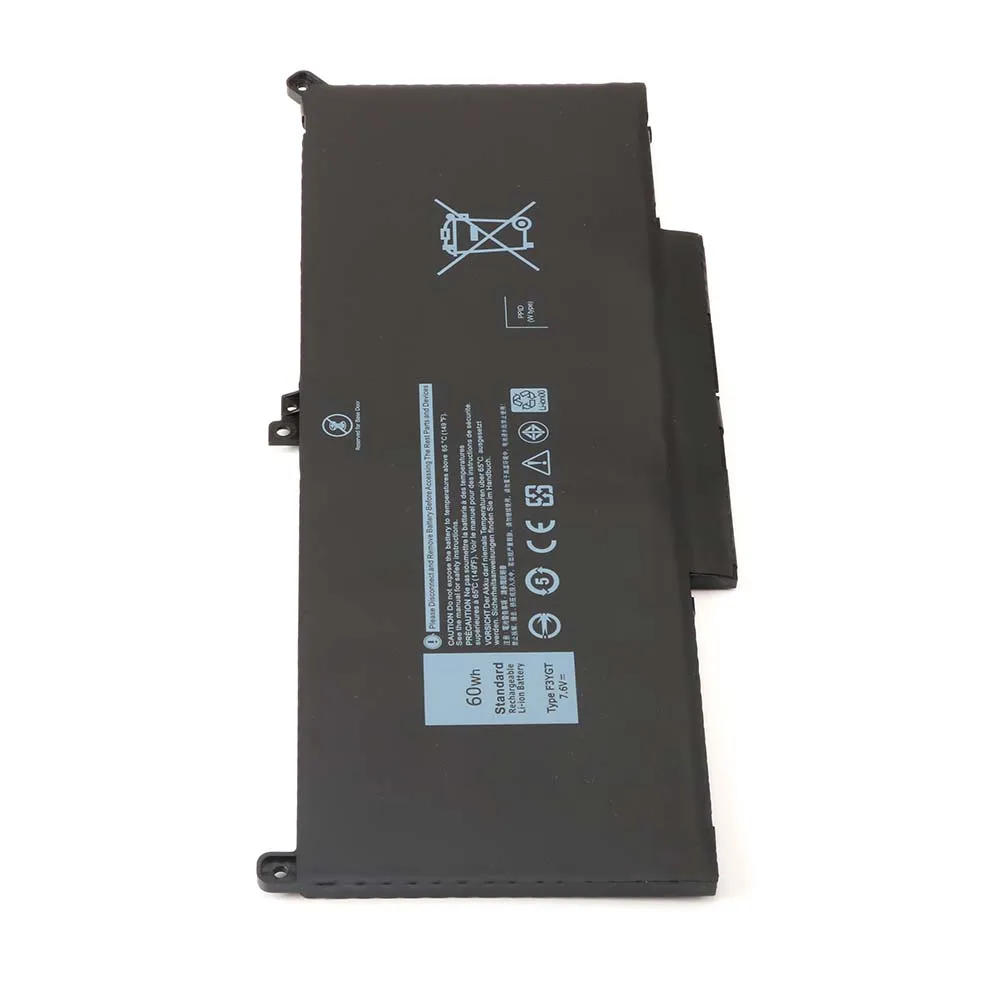 

F3Ygt 7.6V 60Wh Rechargeable Laptop Battery For Dell Latitude E7480 E7490 E7280 12 7000 7280, Black