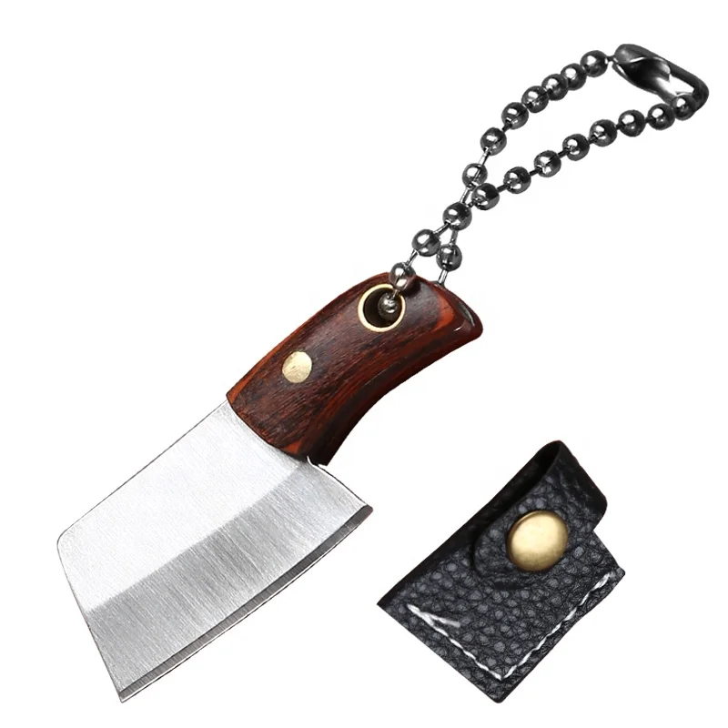 

Hot Sale 3CR13 Stainless Steel Blade Colored Wood+copper Nail Handle Mini Portable Knife Small Paper Cutter Knife Cutting CN;GUA