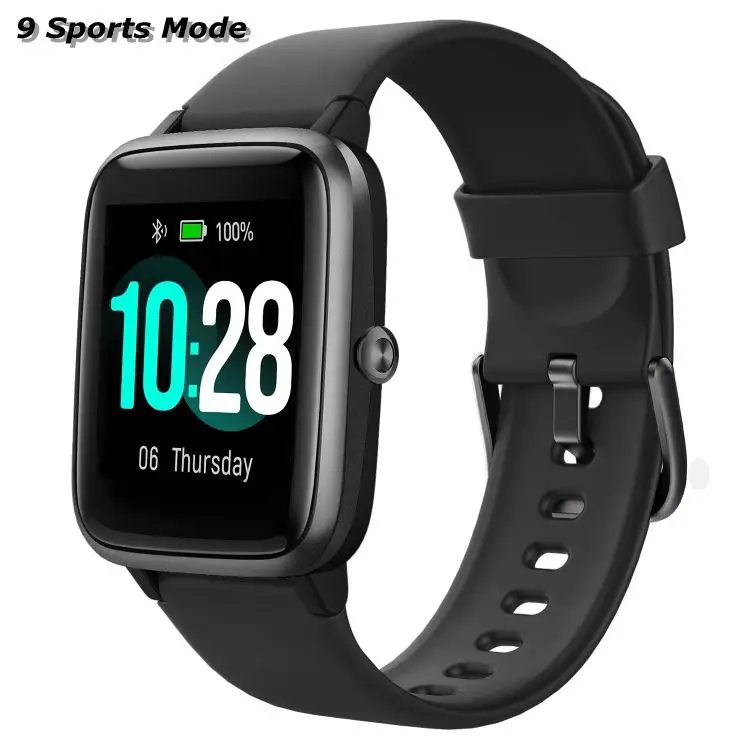 

5 ATM Waterproof Ulefone smartwatch men wrist 1.3 inch TFT Touch Screen 9 Sports Mode BT 4.2 Heart Rate Monitor Smart Watch