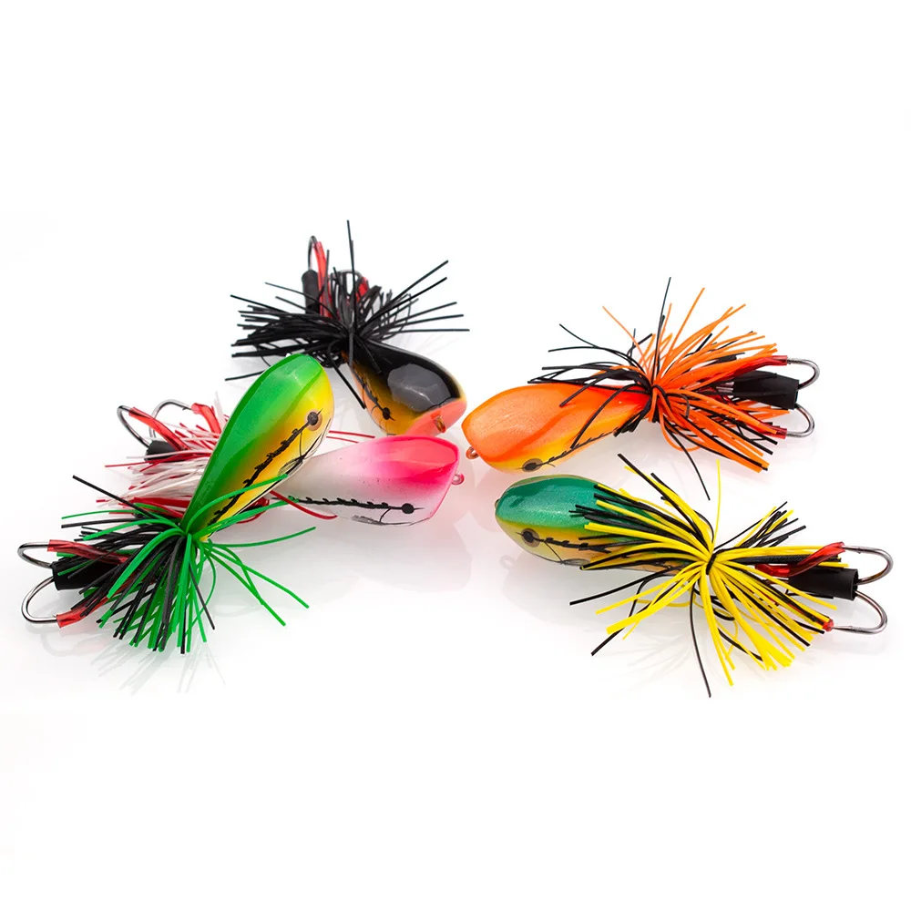 

TAKEDO high quality KLWA 50mm 9.5g topwater hard bass bait snakehead ABS plastic hard frog lures fishing bass lure