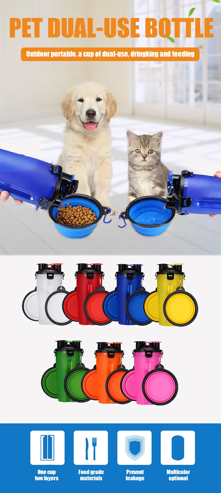 New Product Pet Dual-use Water Cup For Dogs