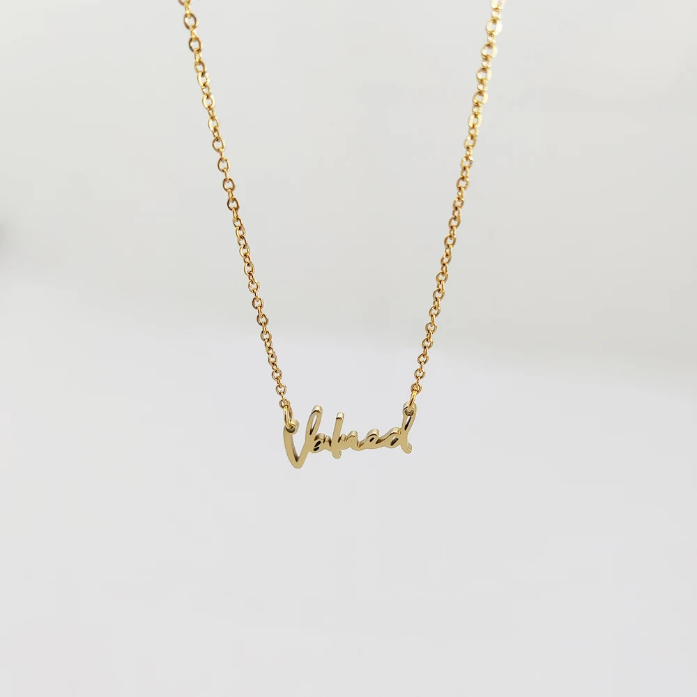 

Valued Necklace Stainless Jewelry Alphabet Custom Letter Necklace Stainless Steel Jewelry Bijoux En Aci Inoxyd Bijoux Femme