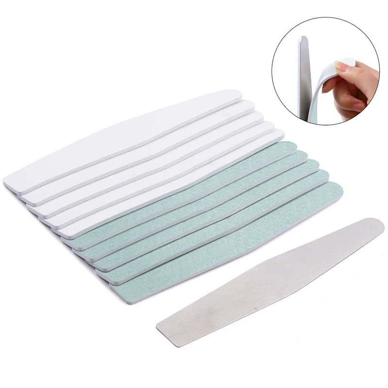 

New hot-selling nail file polishing strip double-sided tape can change 10 nail polishing files, Photo color