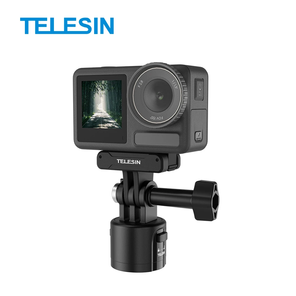 

Telesin Magnetic Camera Quick Release Adapter Set for GoPros DJI Action and Insta360 Ace Pro Go2/3-- Go Pro accessories