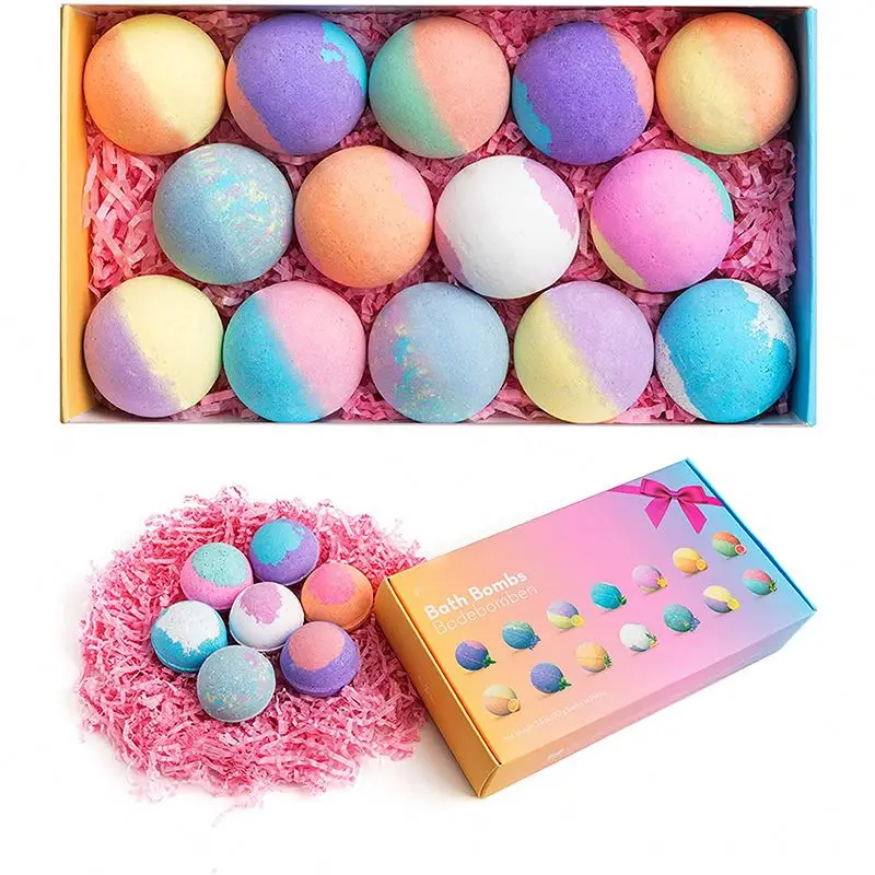 

Rainbow bomb bath wholesale bombs set organic scent cherry rainbow cloud gift create your own custom low moq made to order