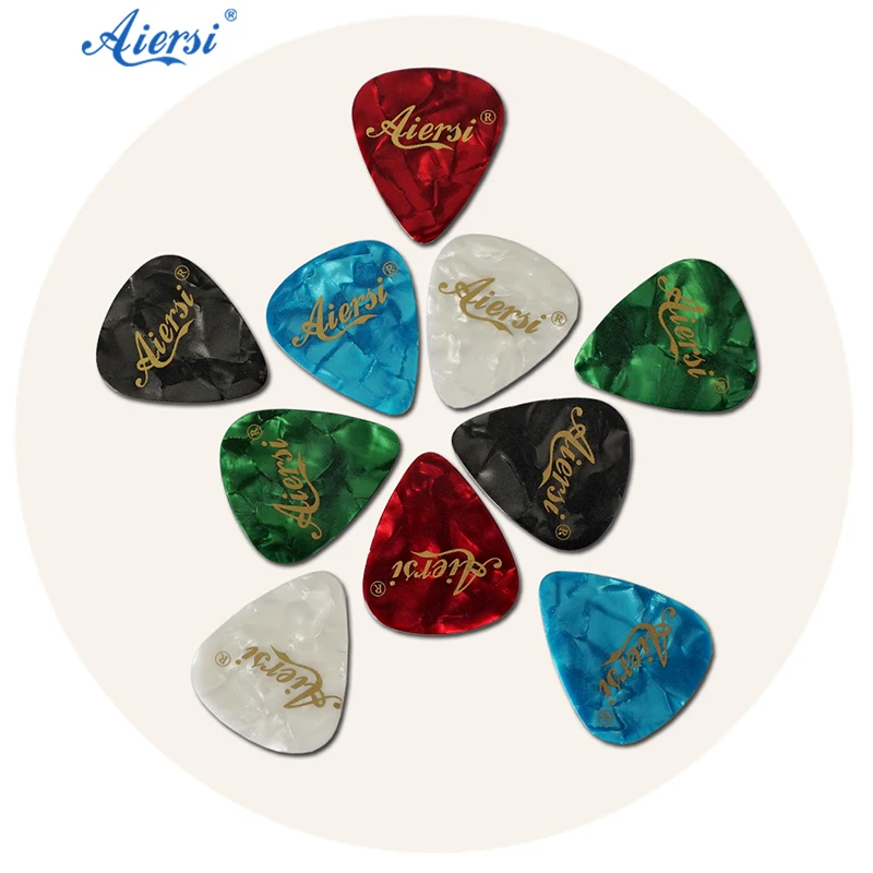 

Aiersi brand colorful custom guitar accessories celluloid guitar picks