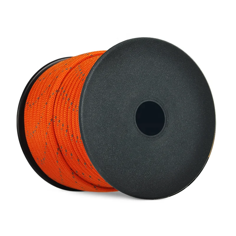 

Outdoor Camping Orange Paracord 550 Rope Survival 4Mm Type Iii 7 Stands 100Ft Custom Parachute Cord Nylon For Wholesale