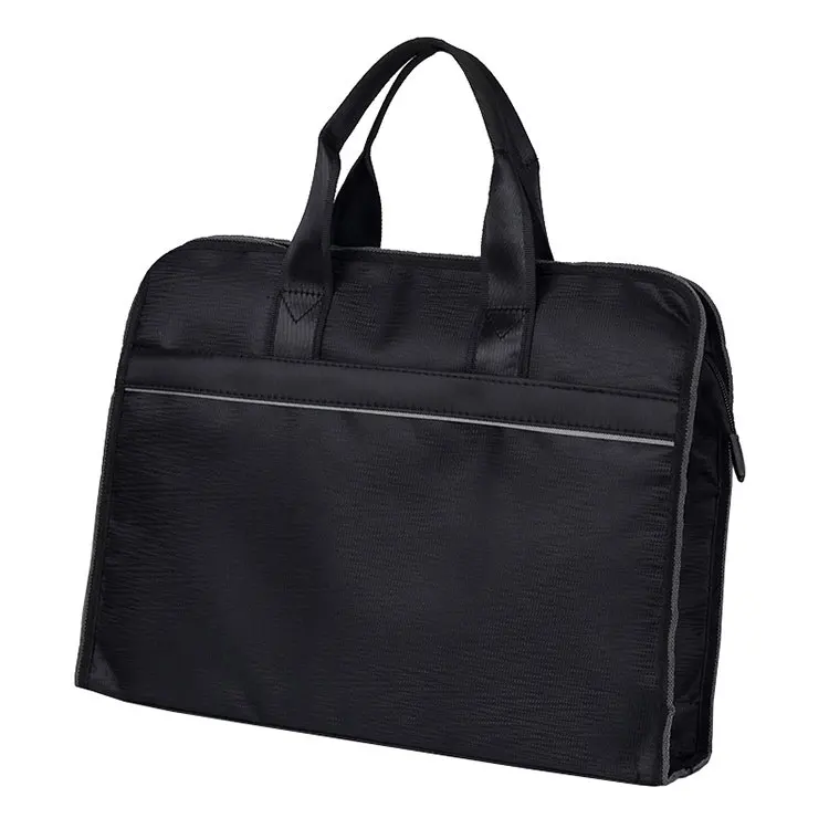 

Custom Men's Portable Business Bag Briefcase File Bag Shoulder Messenger Laptop Bag