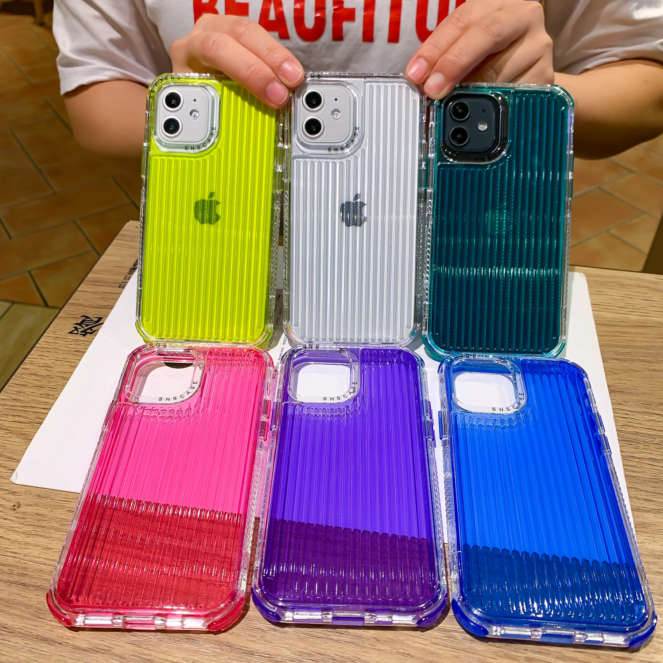 

3 in 1 transparent clear mobile case PC for iphone 12 case for iphone hulle 12 pro max 11 XS max XR