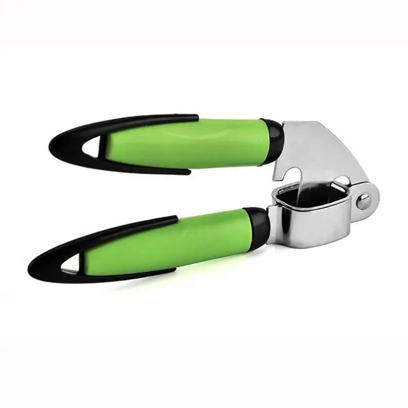 

Fast Delivery Garlic Slicing grinder press squzzer with ABS handle easy to press manual garlic crush Machine Pealer garlic press