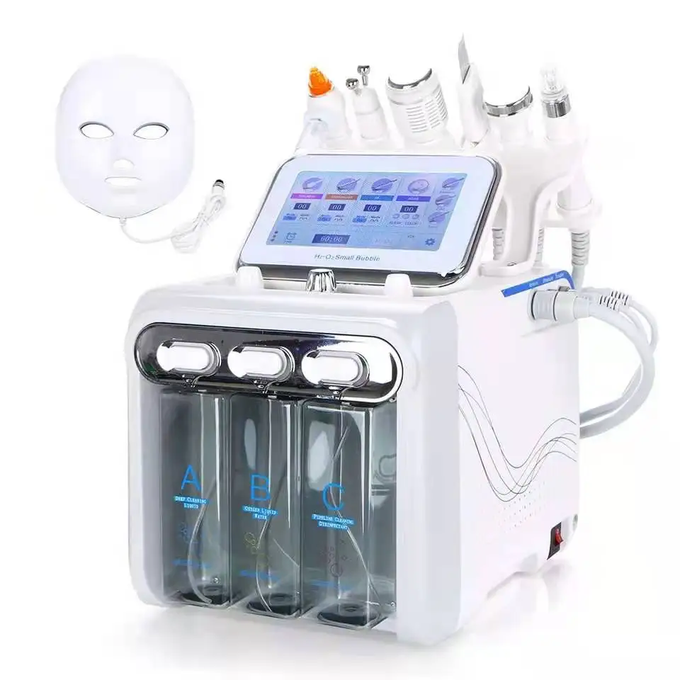 

Multifunctional 6in 1 7in1 blackhead removal diamond peel crystal microdermabrasion machine with mask for skincare