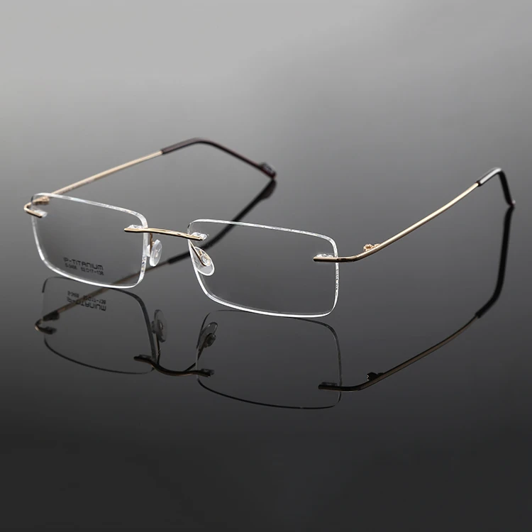 

Designer brand eyewear frame, rimless men optical frames wholesale, C50/gold,c210/brown,c06/silver,c156/gun,c1/black