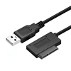 35CM USB 2.0 to Mini Sata II 7+6 13Pin Adapter Converter Cable for Laptop CD/DVD ROM Slimline Drive Converter HDD Caddy