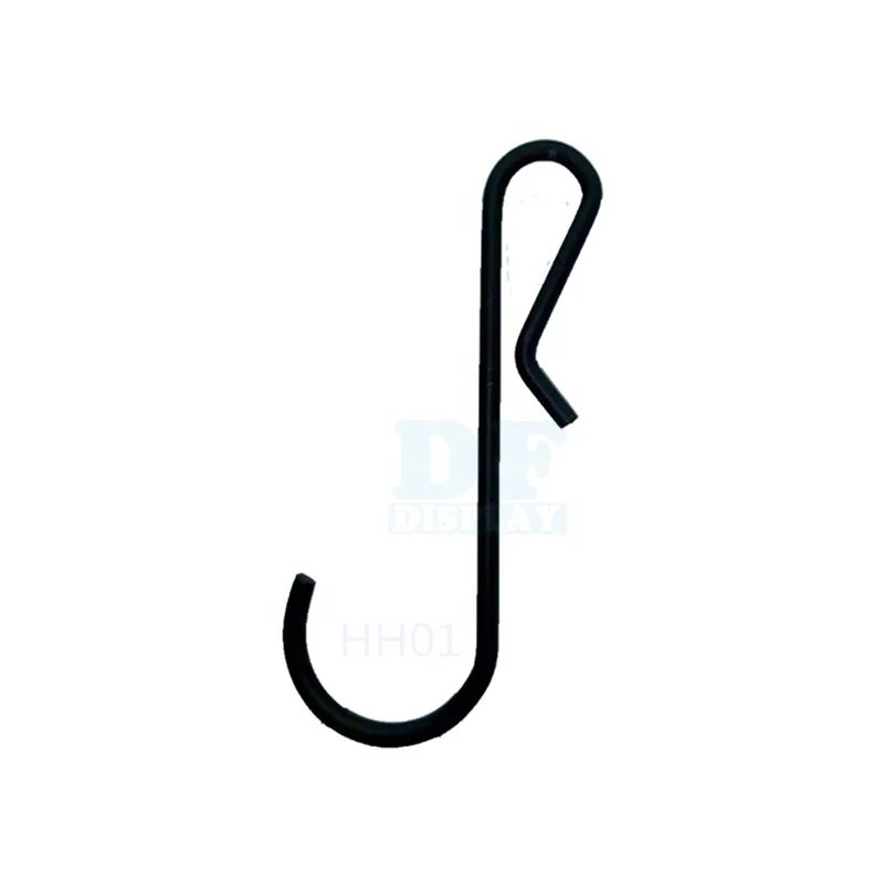 

HH01 Pack of 10pcs Heavy-Duty Anti-Dropping pan S Hook, Black