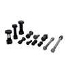 Fastener supplier galvanized 8.8 10.9 12.9 steel track huck rail bolt and nut