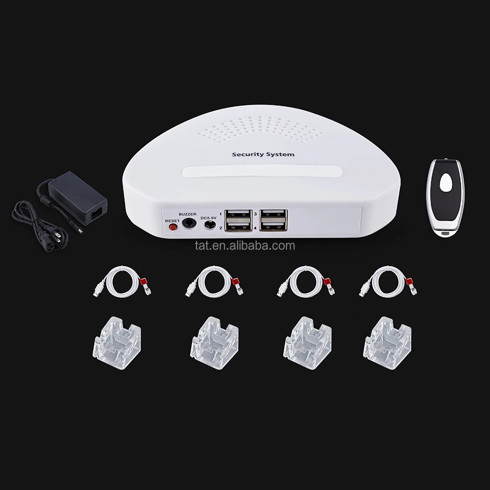 6 Ports Security Controller System for Mobile Phone Shops to Secured ...