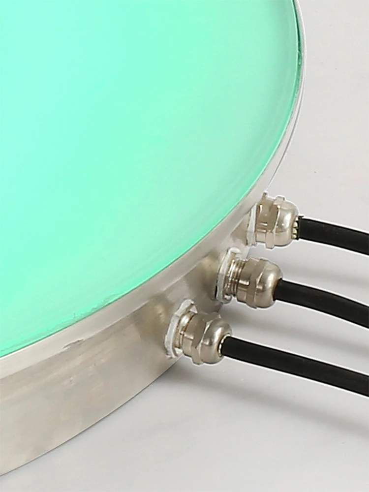 
led RGB round interactive floor sensor brick for hall decoration 
