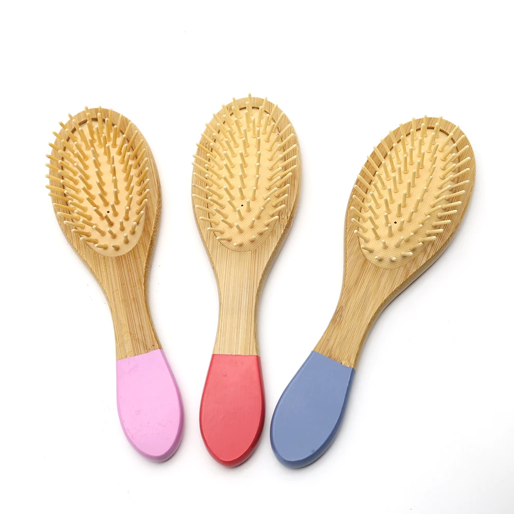 

Wood Pin Massage Hair Brush Wooden And Comb Women Pour Tatouage Kids Set Natural Bambu Handle 2 Inches Nanchang For Seashell