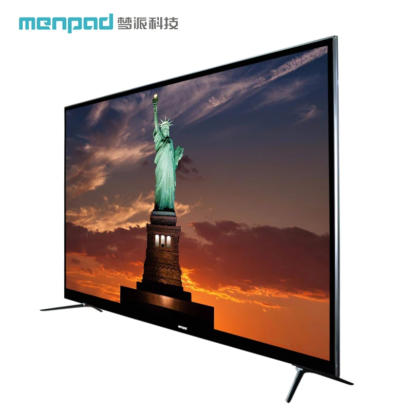 

ultra thin mirror design 4k smart televisions 55 inch 1G+8G led tempered glass tv D55GAJ