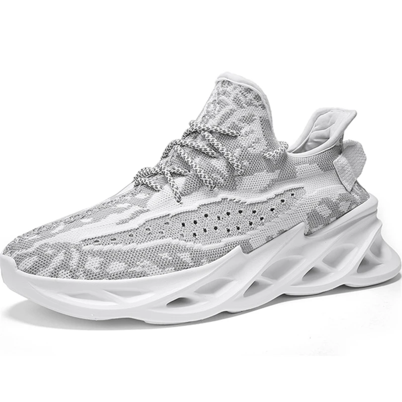 

New Men Sports Shoes Large Size Comfortable Sneakers Breathable Running Shoes Fashion Walking Jogging Shockproof Sneakers